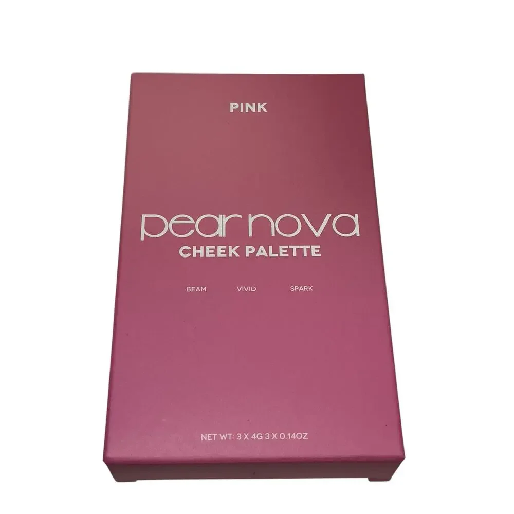 Pear Nova Pink Cheek Palette Beam Cream Vivid Matte Spark Pearl